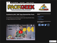 Tablet Screenshot of packgeek.com